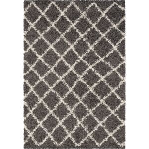 Safavieh Tapis de salon interieur en gris fonce & ivoire, 122 x 183 cm