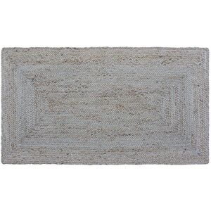 Decoclico Tapis de couloir rectangulaire en jute naturel tisse main 75 x 220 cm