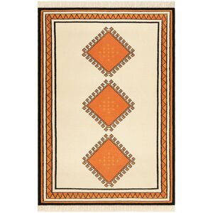 Wecon Home Tapis ethnique berbère en laine rouge 160x230