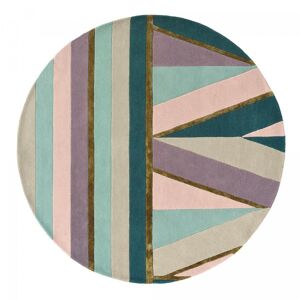 Ted Baker Tapis rond 150 cm tufte main en laine rose