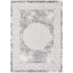 Un amour de tapis Tapis orient style KHY BALROD Gris 80x300 OEKO TEX® Gris 300x12x80cm