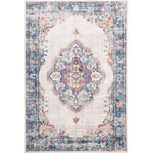 Safavieh Tapis de salon interieur en gris clair & bleu, 122 x 183 cm