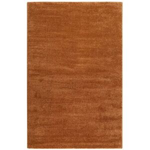 Esprit Tapis uni cuivre caramel chine belle densite 80x150