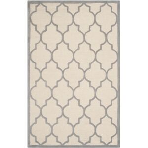 Safavieh Tapis de salon interieur en ivoire & argent, 183 x 274 cm Gris 275x1x185cm