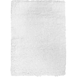 The Deco Factory Tapis tout doux fausse fourrure blanc 160x230