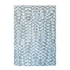 Novatrend Tapis design en coton bleu turquoise 80x150 cm Bleu 80x0x150cm