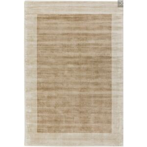 Novatrend Tapis à bordures en viscose beige clair 160x230 cm