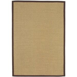 Novatrend Tapis en fibre vegetale marron chocolat 68x300 cm