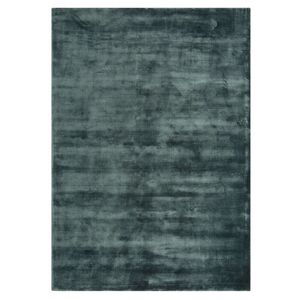 Novatrend Tapis luxe designer en viscose bleu pétrole 200x300 cm Bleu 200x0x300cm