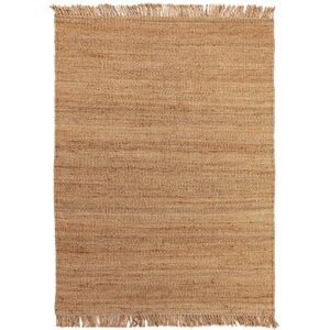 Benuta Tapis de jute marron clair 200x300 Marron 200x1x300cm