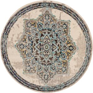 Benuta Tapis rond beige D 120 - Publicité