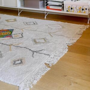 Tapis coton lavable terre 170x240cm