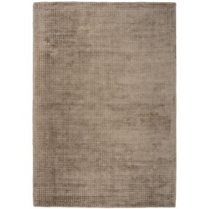 Novatrend Tapis moderne fait main en viscose taupe 200x290 cm Marron 200x0x290cm