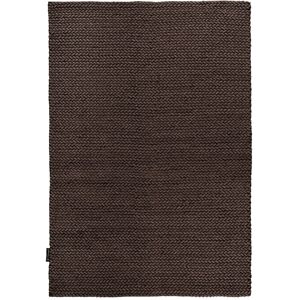 Novatrend Tapis tressé main en laine marron 200x290 cm Marron 200x0x290cm