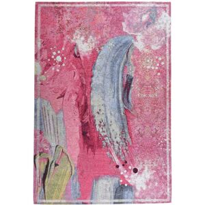 Gino Falcone Tapis salon tissé plat - rose foncé multi 190x280 cm