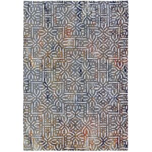 Rodier Tapis decoratif en coton imprime motifs arabesques 160x230 cm