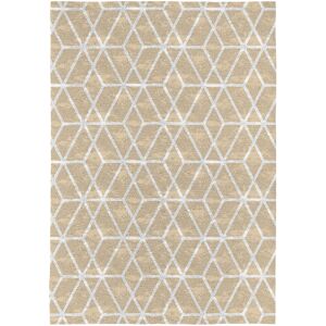 Rodier Tapis de salon en coton imprime numerique graphiques beige 160x230 cm Beige 230x230x160cm