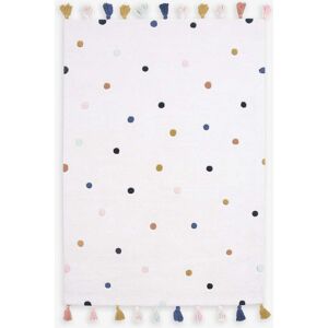 Lilipinso Tapis à pois en coton multicolore