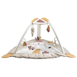 Sauthon Tapis d'eveil Tipi bebe 77x77cm en polyester beige