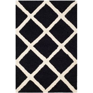 Safavieh Tapis Laine Noir/Neutre 90 X 150