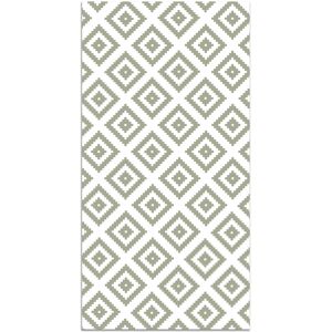 Home and Living Tapis vinyle carrés verts 80x250cm Vert 250x0x80cm