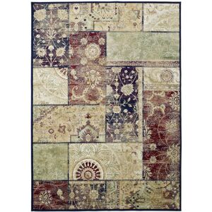 Unitrama Tapis vintage multicolore 140x200 cm Multicolore 200x0x140cm