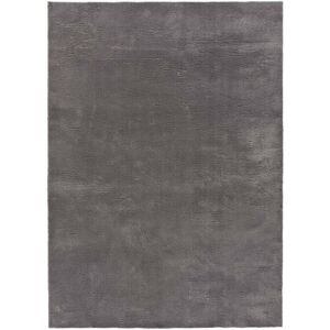 Unitrama Tapis uni anthracite 120X170 cm