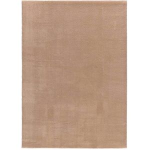 Unitrama Tapis uni en beige 120X170 cm