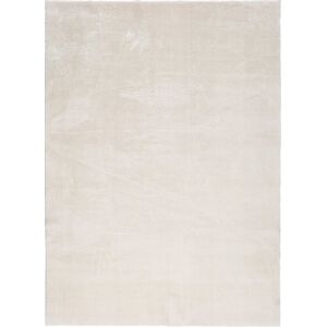 Unitrama Tapis uni en blanc 120X170 cm