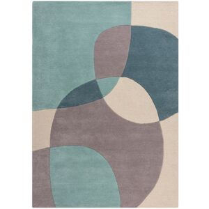 Tapis de salon pure laine bleu radiance 160 x 230