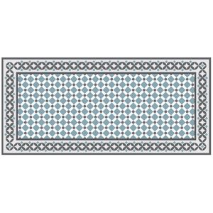 Le Grand Cirque Tapis vinyle Cordoba bleu 65x180cm