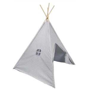 The Home Deco Kids Tipi enfant en tissu 160 cm little house taupe et blanc