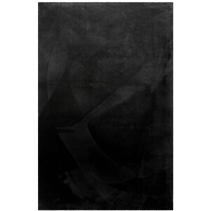 Homie Living Tapis tufte meches rases noir 133x200 Noir 133x200x133cm