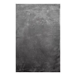 Homie Living Tapis tufté mèches rases gris anthracite 160x225 - Publicité