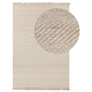 Benuta Tapis de laine creme 80x150