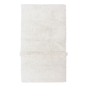 Lorena Canals Tapis lavable en laine blanc 80x140 Blanc 140x2x80cm