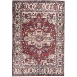 Gino Falcone Tapis vintage tissé plat - rouge 160x230 cm Rouge 230x1x160cm