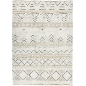 Lorena Canals Tapis lavable en laine gris 140x200 - Publicité