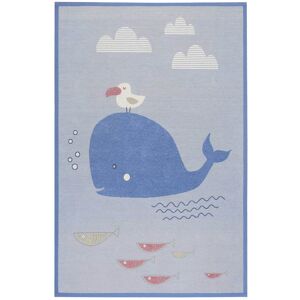 Esprit Tapis plat reversible theme baleine 100x160