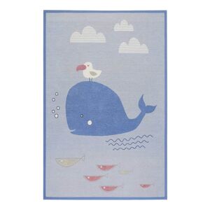 Esprit Tapis plat réversible thème baleine 100x160 - Publicité