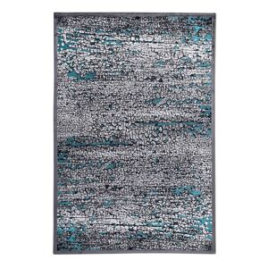 Gino Falcone Tapis tisse plat tres doux - turquoise multi 075x150 cm