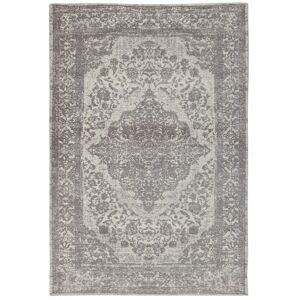 Novatrend Tapis de salon en coton gris 160x230 cm