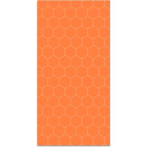 Home and Living Tapis vinyle mosaïque hexagones orange 300x200cm