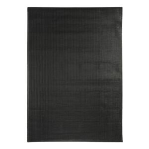 The Deco Factory Tapis en cuir noir 120x170