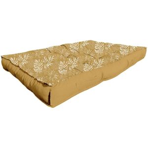 Today Matelas palette ocre 120x80cm Jaune 120x0x80cm