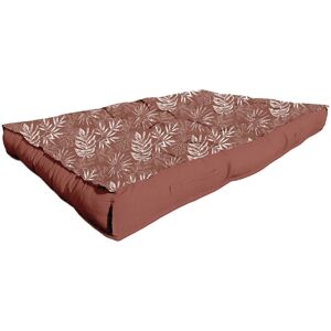 Today Matelas palette terracotta 120x80cm Rouge 120x0x80cm