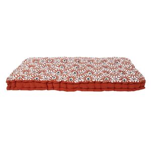 Toilinux Matelas de sol 120 cm x 60 cm orange Orange 120x8x60cm