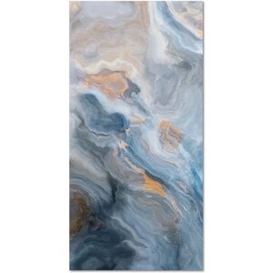 Home and Living Tapis vinyle marbre bleu et orange 200x250cm