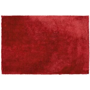 Beliani Tapis en tissu rouge 300x200cm