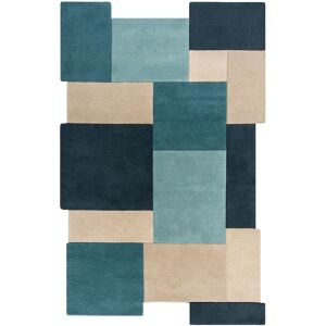 Novatrend Tapis en laine bleu turquoise 150x230 cm